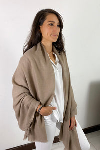 Natural Brown Shawl (Ariun Collection)