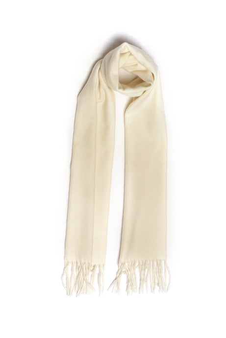 Natural White Scarf (Ariun Collection)